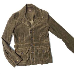 Christopher Blue Stretch Corduroy Jacket